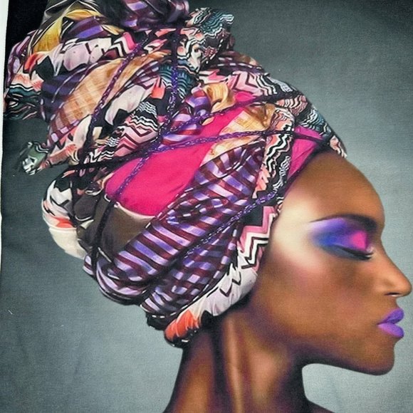 Unbranded 1 Pillowcase Cover Black Women Art African Handmade Zip Closure Home D - Picture 1 of 5